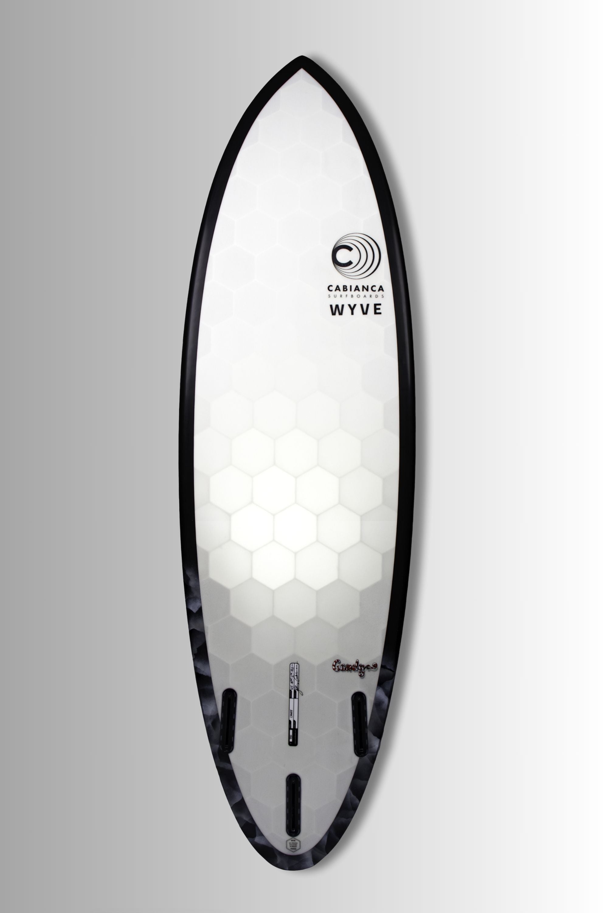 Planche de surf Wyve fabriquée en France, éco-conçue et imprimée en 3D.