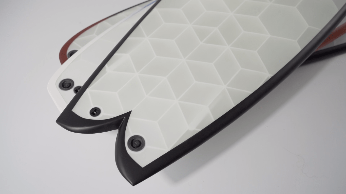 Planche de surf made in France Wyve avec processus d'impression 3D