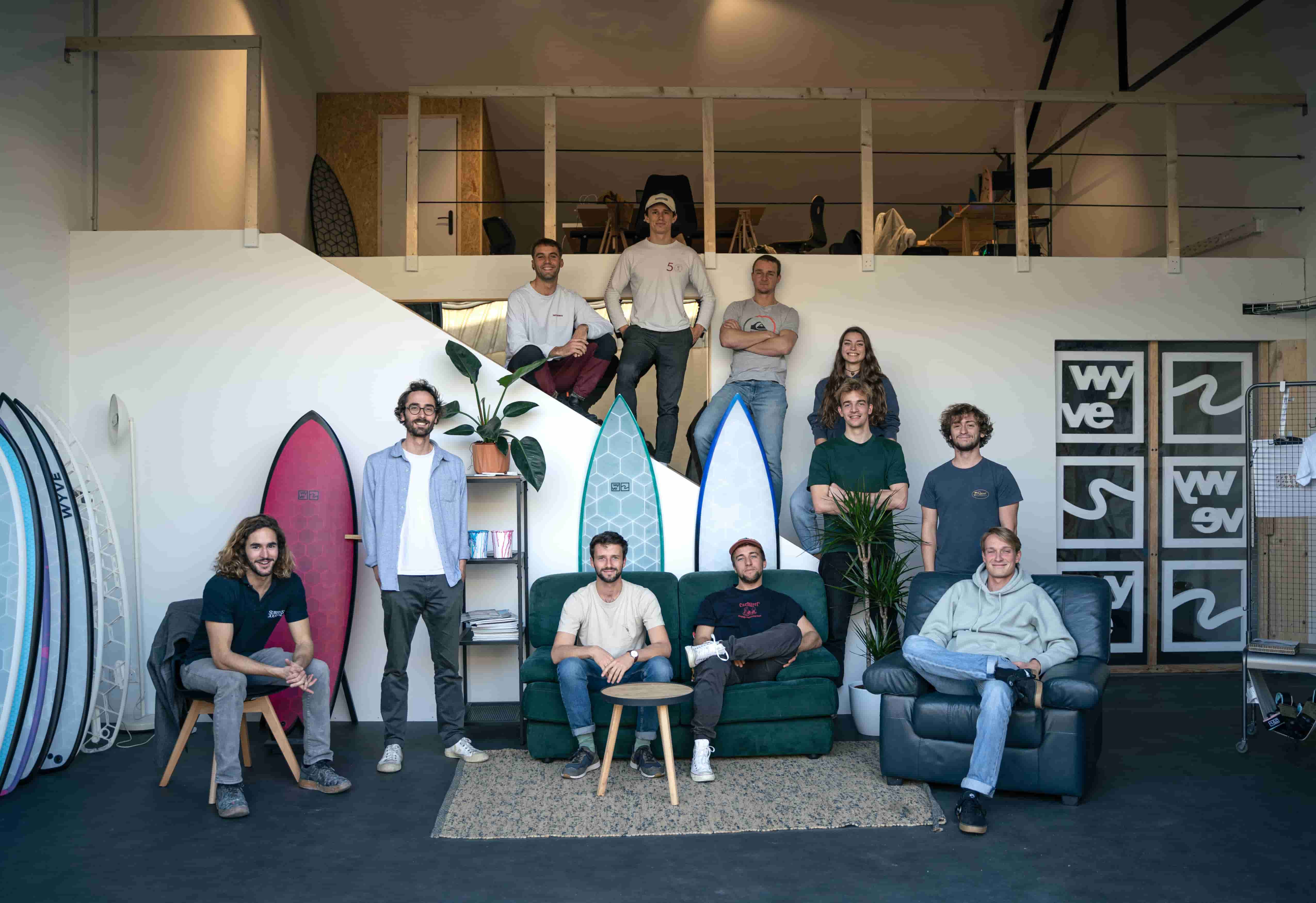 Wyve marque de surf française - planche de surf - impression 3D