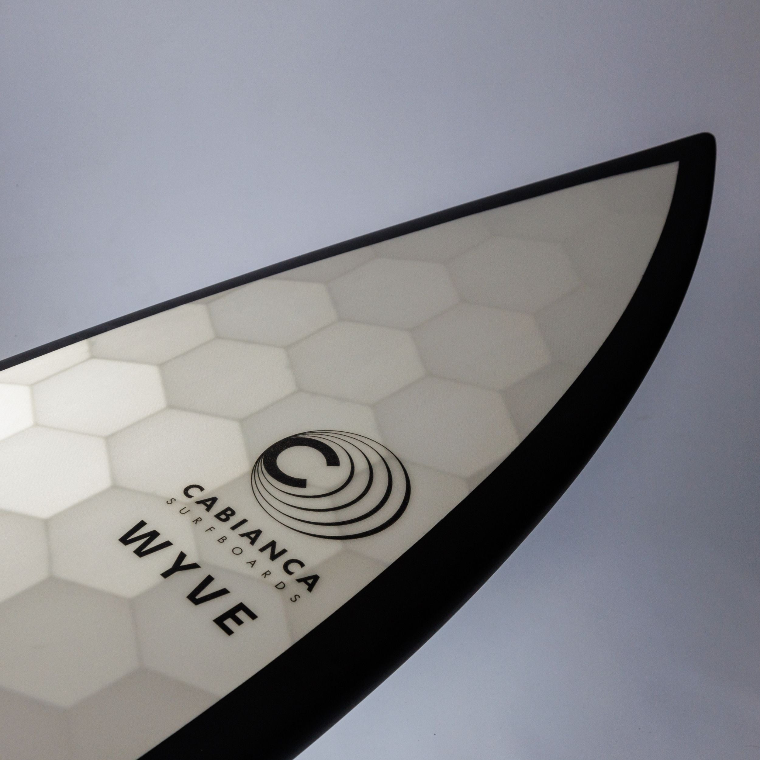 Nose d'une planche de surf Wyve eco conçue