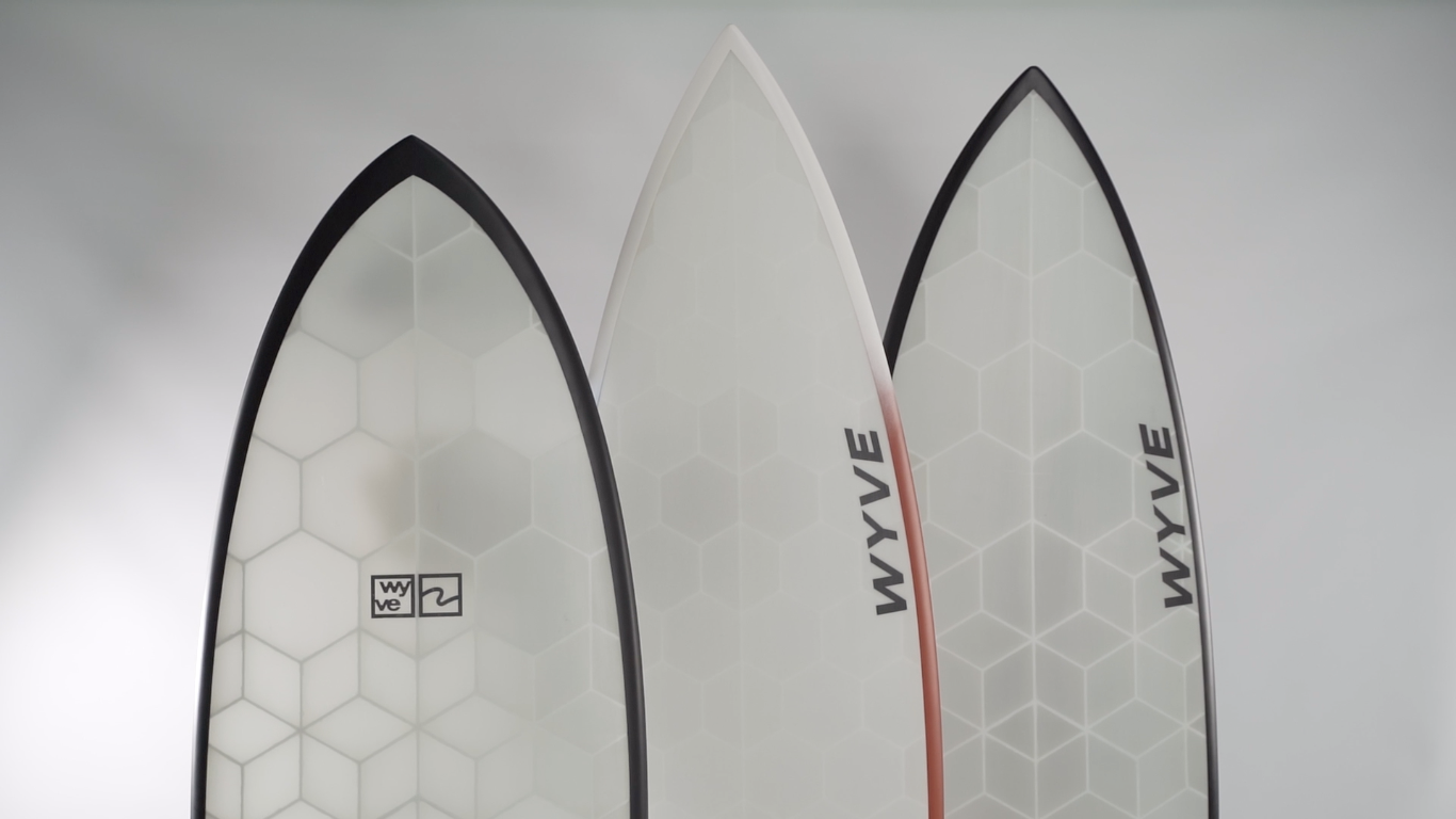 Planche de surf Wyve 4D Core© - 3D Printed Surfboards